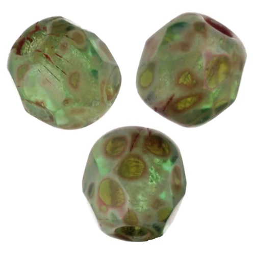 Facetas 3 mm - Travertino Verde Oscuro x50