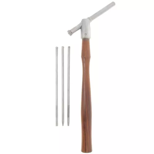Martillo deslizante - Martillo para prensar y remachar - con 3 puntas x1