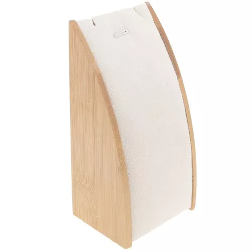 Joyero para collar - 15,5x6 cm Bambú - Ante Beige x1