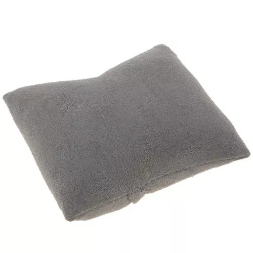 Joyero - cojín para pulseras y relojes 9x8 cm - Gamuza Gris x1