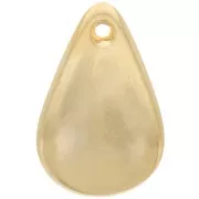 Lentejuelas de pétalo de flor curvada de 24,5 mm en acrílico - Oro x4