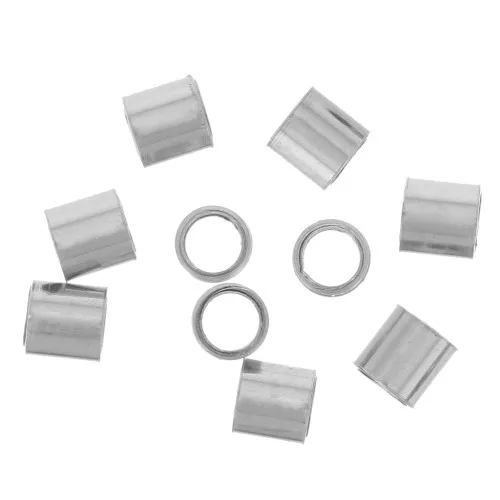 Perlas de tubo triturables 1,5x1,5 mm - Acero inoxidable 316 x25