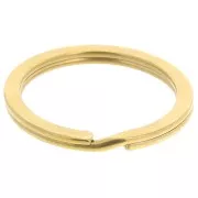 Llavero personalizable 30 mm - Acero inoxidable dorado x1