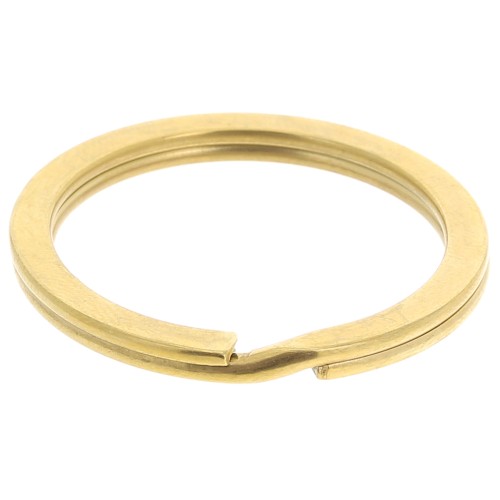 Llavero personalizable 30 mm - Acero inoxidable dorado x1