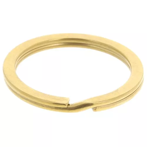 Llavero personalizable 30 mm - Acero inoxidable dorado x1