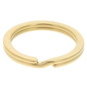 Llavero personalizable 25 mm - Acero inoxidable dorado x1