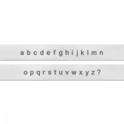 Juego de punzones de acuñación ImpressArt de 1,5 mm - Alfabeto en minúsculas SIN SERIF x27