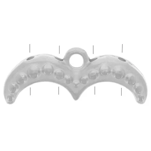 Ginko Duo 20x8 mm Avolathonisi III punta para bordón - Arg Envejecido