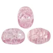 Cuentas de vidrio Samos® by Puca® 7x5 mm - New Cracked Light Amethyst x10g