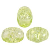 Cuentas de vidrio Samos® by Puca® 7x5 mm - New Cracked Lime x10g|raw }}