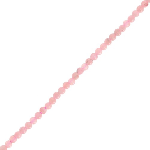 Cuenta redonda 2 mm gema - Rodocrosita x39cm