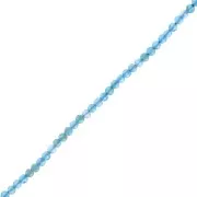 Perles rondes 2 mm pierre gemme - Apatite x40cm