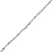 Perles rondes 2 mm pierre gemme - Iolite x39cm