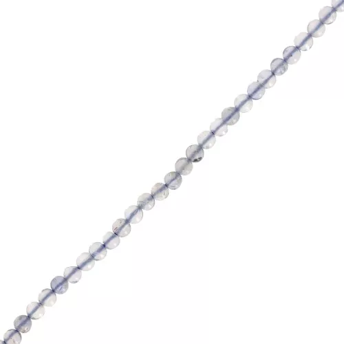 Cuenta redonda 2 mm gema - Iolita x39cm