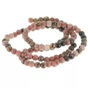 Cuenta redonda 4.5 mm gema - Rodonita x38cm