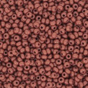 Cuentas de Rocalla Preciosa 11/0 de 2 mm - Opaco «Milk Chocolate» x 20 g
