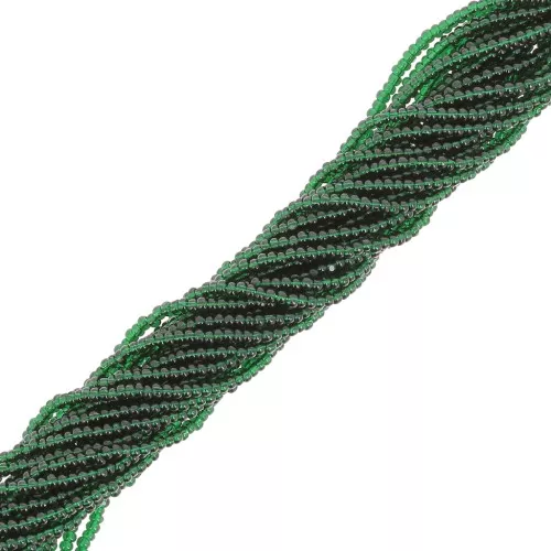 Charlottes Preciosa 11/0 - Verde oscuro transparente x20g