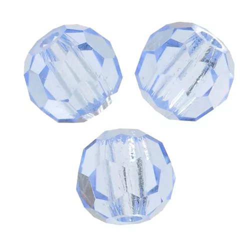 Preciosa perlas facetadas redondas - Perla redonda 3 mm - Light Sapphire x20