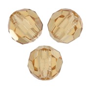 Preciosa perlas facetadas redondas - Perla redonda 3 mm - Light Colorado Topaz x20|raw }}