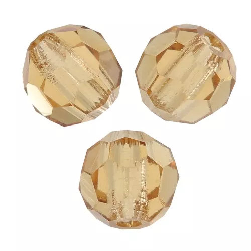 Preciosa perlas facetadas redondas - Perla redonda 3 mm - Light Colorado Topaz x20