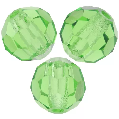 Preciosa perlas facetadas redondas - Perla redonda 4 mm - Peridot x20