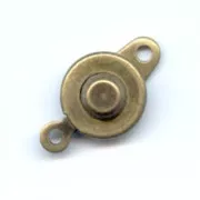 Cierre presión 9 mm bronce x1