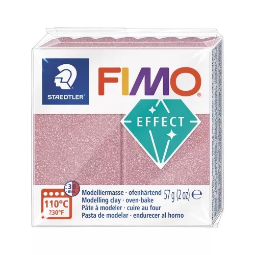Fimo Effect Paste 57gr - Purpurina oro rosa (n°212)