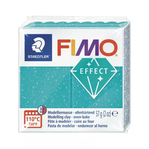 Fimo Efecto Galaxia 57gr - Turquesa (n°392)