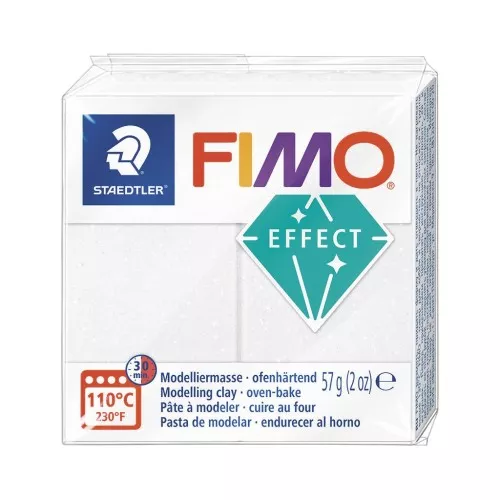 Fimo Efecto Galaxia 57gr - Blanco (n°002)