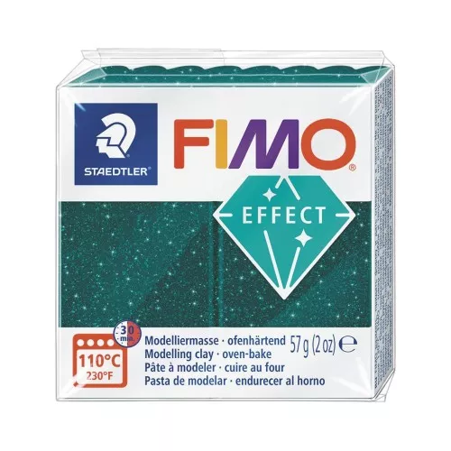 Fimo Efecto Galaxia 57gr - Verde (n°562)