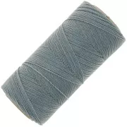 Bobina de hilo encerado Linhasita para micro macramé 0,75 mm - Azul gris (549) x228m