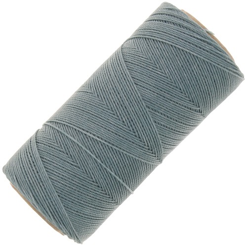 Bobina de hilo encerado Linhasita para micro macramé 0,75 mm - Azul gris (549) x228m
