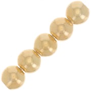 Cuentas redondas 2,5 mm - Gold filled x25