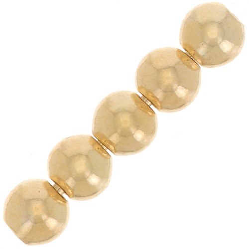 Cuentas redondas 2,5 mm - Gold filled x25