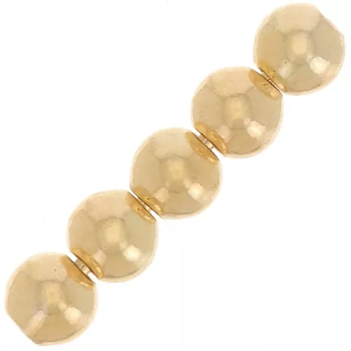 Cuentas redondas 2,5 mm - Gold filled x25