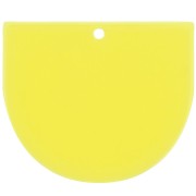 Colgante media luna en acrílico opaco 29x33 mm - Amarillo fluorescente x1|raw }}