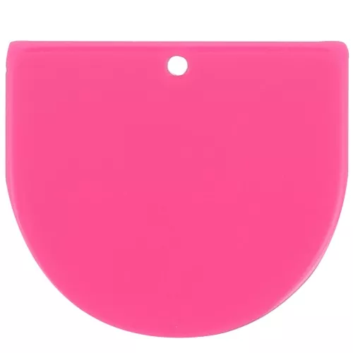 Colgante media luna en acrílico opaco 29x33 mm - Fucsia x1