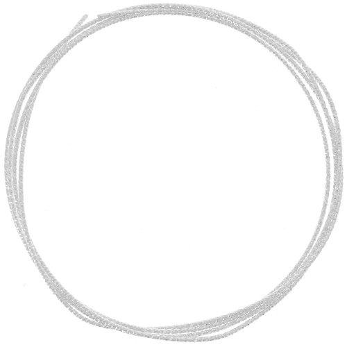 Hilo semiduro - recocido - redondo pulido diamante 1,2 mm - Plata 925 x1m