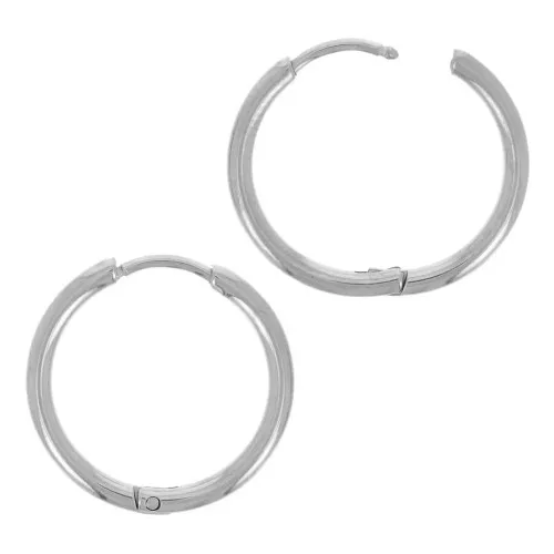 Ganchos redondas de 20 mm para decorar - Acero inoxidable 304L x2