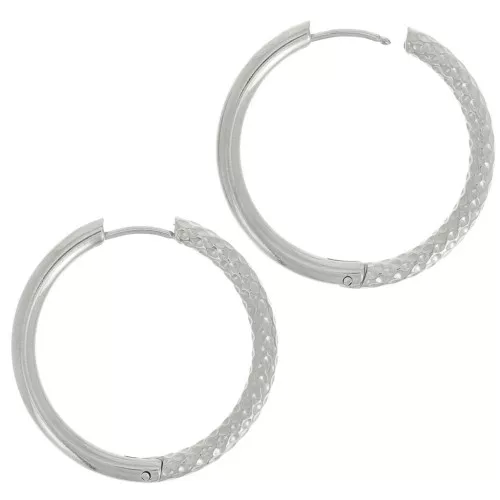 Ganchos criollas lisas y martilladas de 31 mm - Acero inoxidable 304 x2