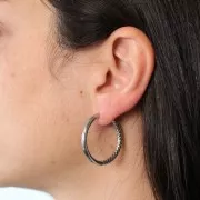 Ganchos criollas lisas y martilladas de 31 mm - Acero inoxidable 304 x2