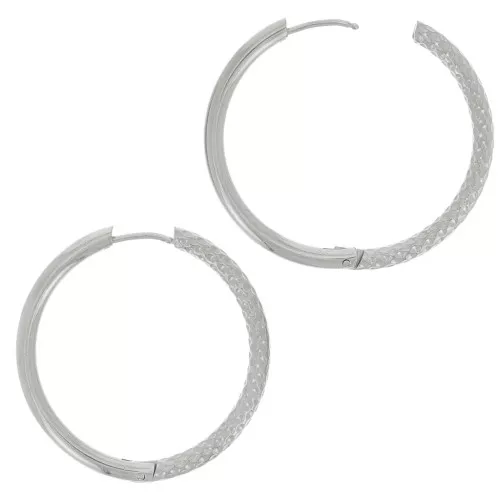 Ganchos criollas lisas y martilladas de 36 mm - Acero inoxidable 304 x2