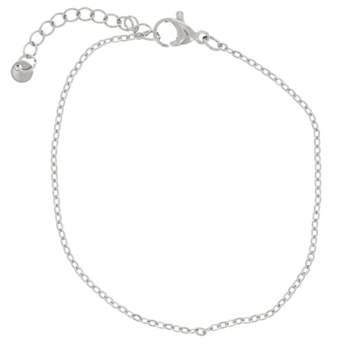 Pulsera de malla Forçat de 1,55 mm - Acero inoxidable 304 x16.5cm