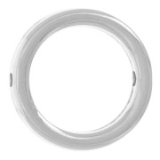 Entrepieza circular hueco 13 mm - Chapa de plata fina envejecida x1|raw }}