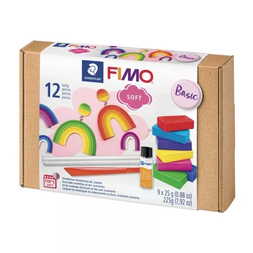 Kit de 12 piezas Fimo Soft - Basic