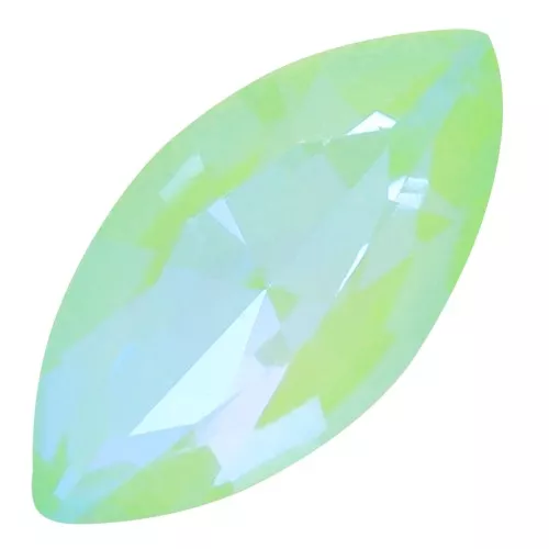 Cabujón navette Aurora A4200 10x5 mm - Cristal Verde Menta Delite x1