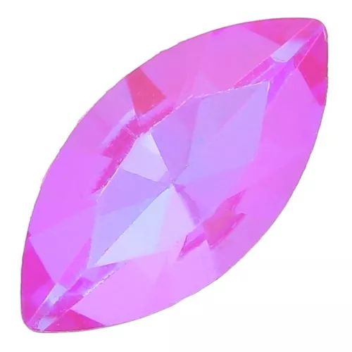 Cabujón navette Aurora A4200 10x5 mm - Crystal Lotus Pink Delite x1
