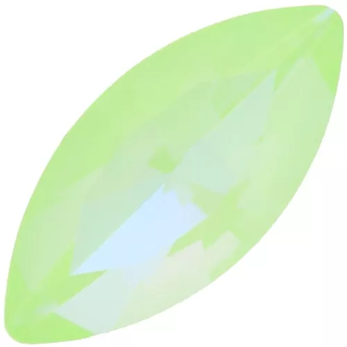 Cabujón navette Aurora A4200 15x7 mm - Cristal Verde Menta Delite x1