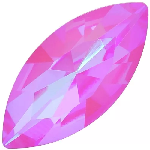 Cabujón navette Aurora A4200 15x7 mm - Crystal Lotus Pink Delite x1