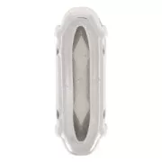 Juego de Cristales Aurora A4161 Oval Clásico Largo 15x5 mm - Rodiado - Rubí x1